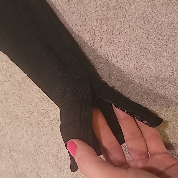 Herve Ledger Black and Beige Mini Dress - Picture 4 of 7